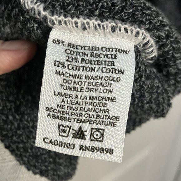 Cotton Country Knit Sweater Womens XL Gray Made in Canada Neutral Cozy - Picture 3 of 7